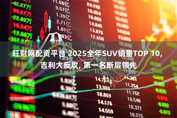旺财网配资平台 2025全年SUV销量TOP 10, 吉利大反攻, 第一名断层领先